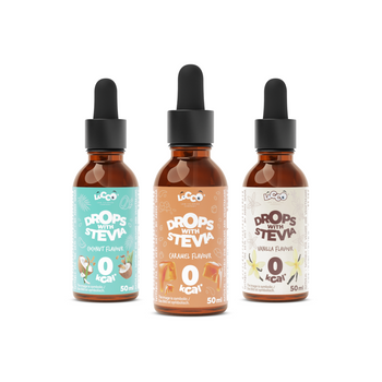 LoCCo 0 kcal sweet drops with stevia 3x50 ml