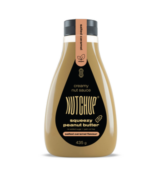 Nutchup protein squeezy peanut sauce salted caramel 435 g