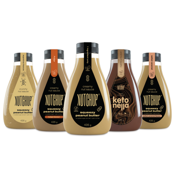 Nutchup 5-pack: Original, Crunchy, Fudge, Salted Caramel, Ketonella