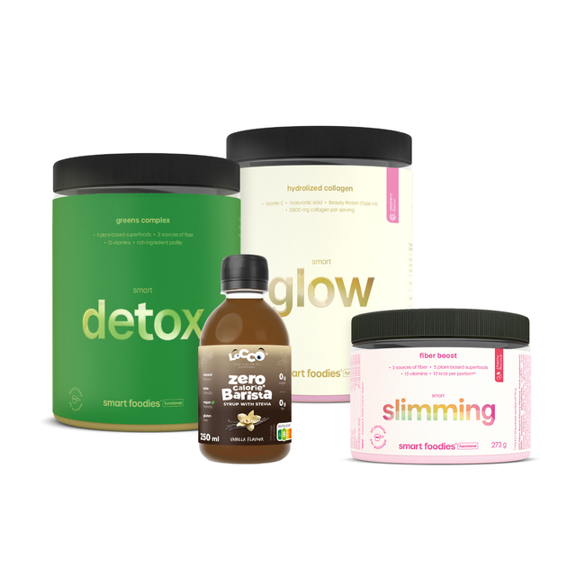DETOX set: Fiber, Collagen, Detox, 0 kcal Syrup