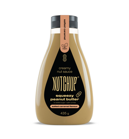 Nutchup protein squeezy peanut sauce salted caramel 435 g