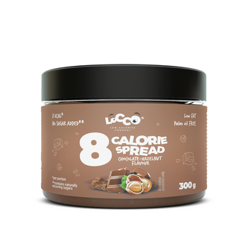 LoCCo 8 kcal Spread Schokolade - Haselnuss 300 g