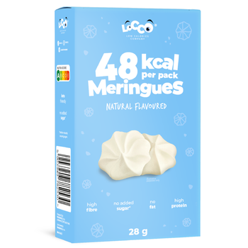 LoCCo low calorie 48 kcal meringues natural