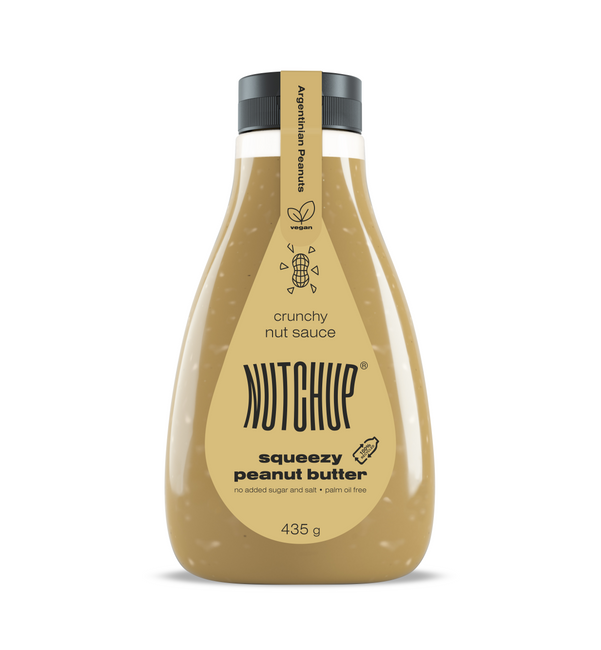Nutchup protein crunchy squeezy peanut sauce original 435 g