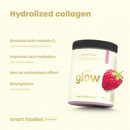  Smart Glow collagen raspberry with vitamin C