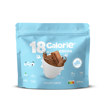 LoCCo 18 kcal Cocoa with Guarana in Chocolate Flavor