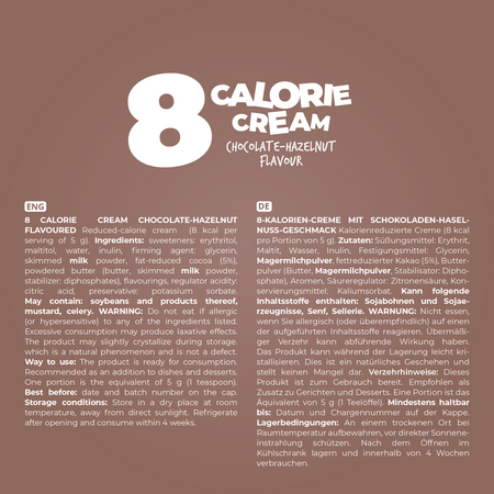 LoCCo low calorie 8 kcal spread chocolate-hazelnut