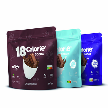 LoCCo 18 kcal Kakao – 3-pak Niskokalorycznych Przyjemności