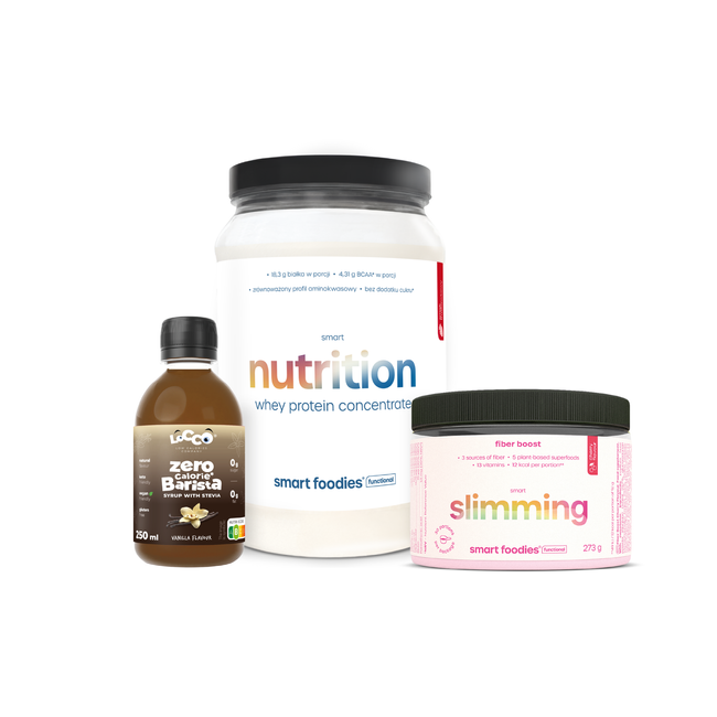 CUT set: WPC Protein, Fiber, 0 kcal flavored syrup