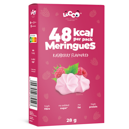 LoCCo low calorie 48 kcal meringues 4-pack