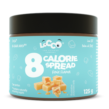 LoCCo low calorie 8 kcal spread fudge 125 g