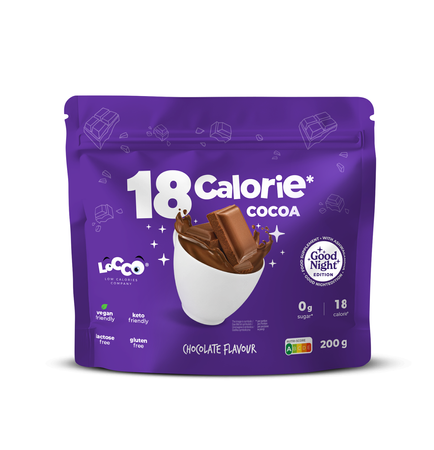 LoCCo 18 kcal Cocoa – 3-Pack of Low-Calorie Delights