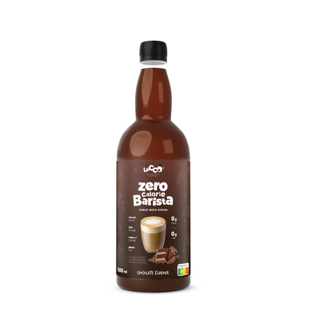 LoCCo 0 kcal Barista syrup with stevia chocolate flavour