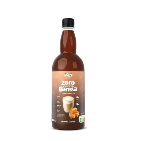 LoCCo 0 kcal Barista syrup with stevia caramel flavour