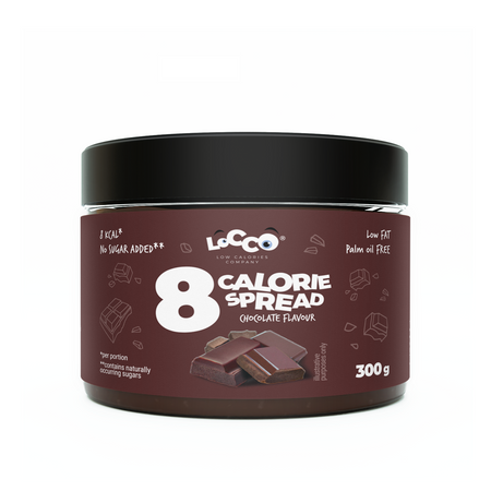 LoCCo Low Calorie 8 kcal Spread Chocolate 300 g