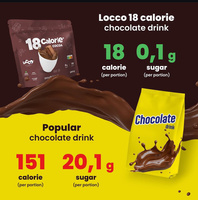 LoCCo 18 kcal Chocolate Flavored Cocoa