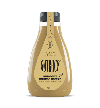 Nutchup protein crunchy squeezy peanut sauce original