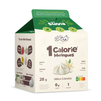 LoCCo 1 kcal Meringues 100% Natural Low Calorie with Stevia 3-pack