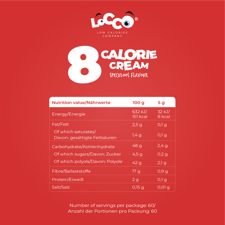 LoCCo low calorie 8 kcal spread speculoos