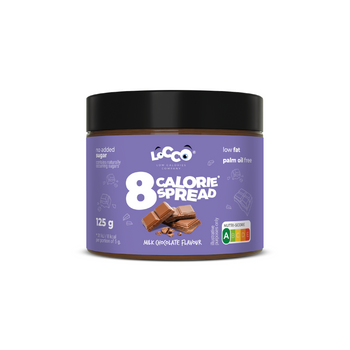 LoCCo low calorie 8 kcal spread milk chocolate  125 g