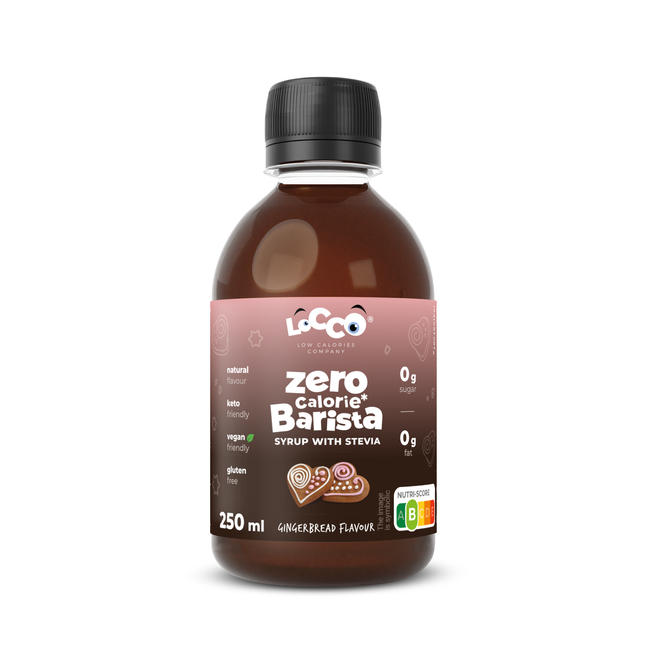 LoCCo 0 kcal Barista syrup with stevia gingerbread flavour 250 ml