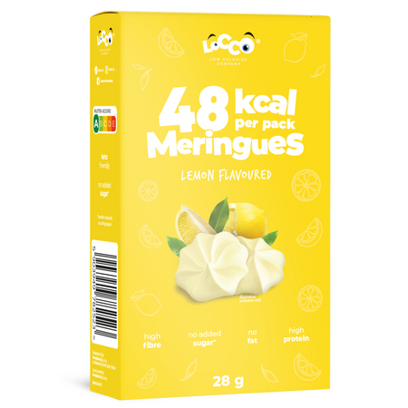 LoCCo low calorie 48 kcal meringues 4-pack