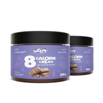 LoCCo 8 kcal Spread Vollmilchschokolade 300 g 2er-Pack