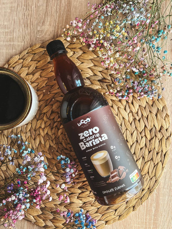 LoCCo 0 kcal Barista syrup with stevia chocolate flavour