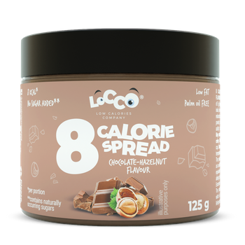 LoCCo low calorie 8 kcal spread chocolate-hazelnut 125 g